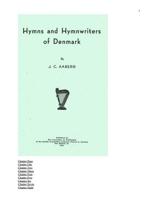 Cover of Hymns and Hymnwriters of Denmark