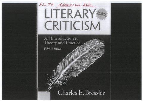 Cover of Literary Criticism An Introduction to Theory and Paractice.pdf