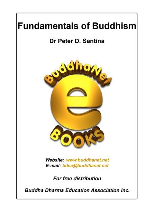 Cover of Fundamentals of Buddhism