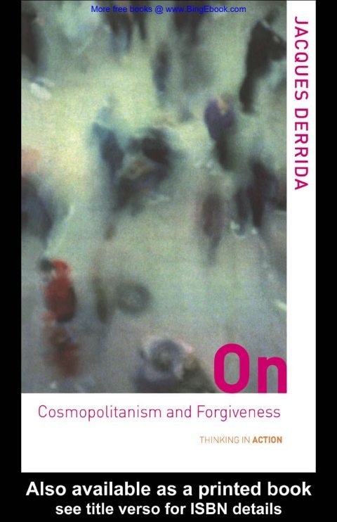 Cover of Cosmopolitanism and Forgiveness